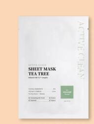 Village 11 Factory Mască activă cu arbore de ceai Active Clean Sheet Mask Tea Tree - 23 g / 1 buc Masca de fata