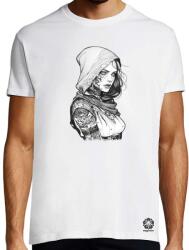 Magnolion Dark cyberpunk portré v17 póló