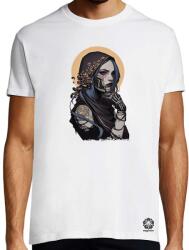 Magnolion Dark cyberpunk portré v9 póló