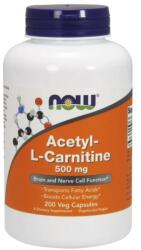 NOW Now Acetyl-L-Carnitine 500mg 200 vcaps - suplimente-sport