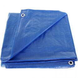 AVEX Prelata Impermeabila cu ochiuri metalice de prindere, dimensiune 3, 0m x 4, 0m, densitate 80g/m2, culoare albastra (AVX-T120721-2)