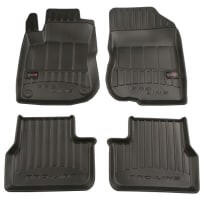 FroGum Set 4 covorase auto tip tavita Frogum, Cauciuc, pentru PEUGEOT 208 I 03.12- HATCHBACK, Negru (FRG3D408753)