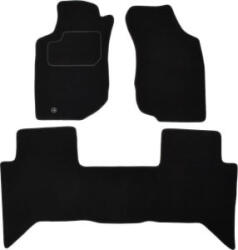 MAMMOOTH Set 3 covorase auto MAMMOOTH, Velur, pentru TOYOTA HILUX VII 2004-2015 PICK-UP, Negru (MMTA041TOY175PRM01)