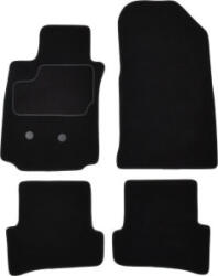 MAMMOOTH Set 4 covorase auto MAMMOOTH, Velur, pentru RENAULT CLIO III 2005+ SALOON, Negru (MMTA041RNT125PRM01)