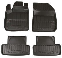 FroGum Set 4 covorase auto tip tavita Frogum, Cauciuc, pentru PEUGEOT 308 II 09.13-, Negru (FRG3D409026)