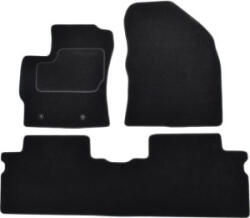 MAMMOOTH Set 3 covorase auto MAMMOOTH, Velur, pentru TOYOTA VERSO 2009-2018 VAN, Negru (MMTA041TOY355PRM01)