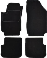 MAMMOOTH Set 4 covorase auto MAMMOOTH, Velur, pentru FIAT STILO 2001-2007 SALOON, Negru (MMTA041FIA255PRM01)