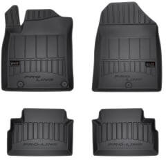 FroGum Set 4 covorase auto tip tavita Frogum, Cauciuc, pentru KIA CEED 03.18- HATCHBACK/STATION WAGON, Negru (FRG3D407527)