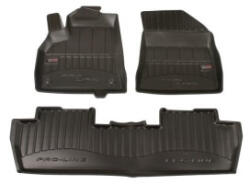 FroGum Set 3 covorase auto tip tavita Frogum, Cauciuc, pentru PEUGEOT 5008 06.09-03.17 MINIVAN, Negru (FRG3D408722)