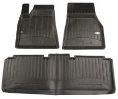 FroGum Set 3 covorase auto tip tavita Frogum, Cauciuc, pentru TESLA MODEL S 09.12- SALOON, Negru (FRG3D408623)
