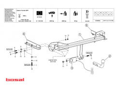 ORIS Carlig remorcare Subaru Forester (TRCC7017)