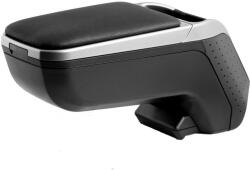 RATI Cotiera ARMSTER 2 RATI pentru SEAT LEON 2013-2020, din piele vegana gri+ kitul de instalare complet (V01564RA + V01623RA)