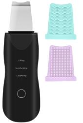 4-Home Spatulă cosmetică cu ultrasunete cu atașamenteBlack