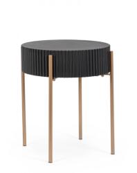 Bizzotto Masuta mdf negru otel cupru Darcy 40.5x47 cm (0747200)