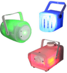 Ibiza Light Set 3 Efecte LED: MaE ina de fum, Laser E i Efect RGBW , Iluminare dinamica pentru petreceri E i evenimente (CLEAR-PACK)