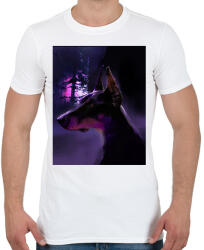 printfashion DOG DOBBI - Férfi póló - Fehér (16203753)