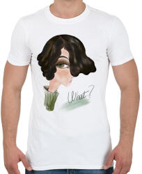 printfashion Lány. what? - Férfi póló - Fehér (16234430)
