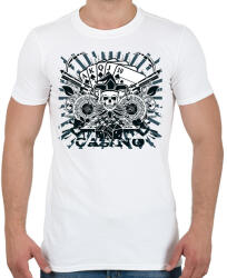printfashion Póker - Férfi póló - Fehér (16221158)