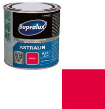 Supralux Astralin univerzális zománcfesték selyemfényű piros 0, 25 l (5253036)