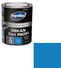 Supralux Orkán 3in1 Profi zománcfesték fémre, selyemfényű RAL 5015 égkék 0, 75 l (5615642)