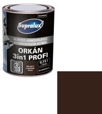 Supralux Orkán 3in1 Profi zománcfesték fémre, selyemfényű RAL 8017 csokoládébarna 0, 75 l (5615640)