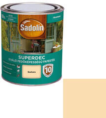 Sadolin Superdec vizesbázisú fafesték selyemfényű szahara 0, 75 l (5087463)