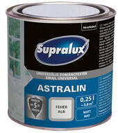 Supralux Astralin univerzális zománcfesték mattfehér 0, 25 l (5253042)