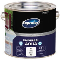 Supralux Universal Aqua zománcfesték magasfényű fehér 2, 5 l (5248008)