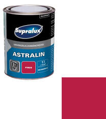 Supralux Astralin univerzális zománcfesték selyemfényű piros 1 l (5253052)