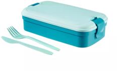 Keter Lunch&Go ételtartó evőeszközzel kék (225053) (CKL002)