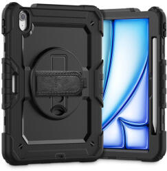 Tech-Protect Tok Tech-Protect Solid 360 ütésálló tok - Apple iPad Air 6 (2024) 11, kijelzővédővel - fekete - OEM