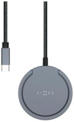 FIXED MagPad Pro, MagSafe, Qi2 + állvány - 15W, szürke (FIXMPADP-GR)