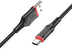 BOROFONE BX67 USB - Type C kábel 3A 1m fekete