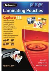 Fellowes Lamináló fólia, 60x90mm, 125 mikron, fényes, 100 db/doboz, Fellowes® (5397402) - web24