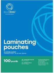 Bluering Lamináló fólia A5, 154x216mm, 80 micron 100 db/doboz, Bluering® (LAMMA580MIC)