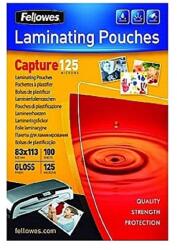 Fellowes Lamináló fólia, 83x113mm, 125 mikron, fényes, 100 db/doboz, Fellowes® (5307101) - web24