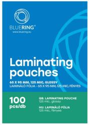 Bluering Lamináló fólia 65x95mm, 125 micron 100 db/doboz, Bluering® (LAMM6595125MIC)