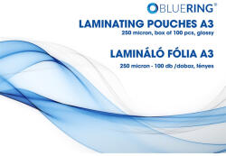 Bluering Lamináló fólia A3, 250 micron 100 db/doboz, Bluering® (LAMMA3250MIC) - web24