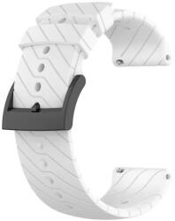 Ricardo Curea din silicon Ricardo 24mm (pentru Suunto), alb, eliberare rapidă