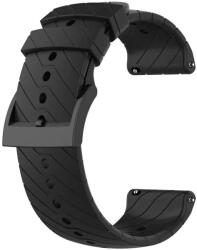 Ricardo Curea din silicon Ricardo 24mm (pentru Suunto), negru, eliberare rapidă