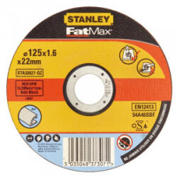 STANLEY - Disc abraziv drept FatMax pentru taiere aluminiu, 125x22.23x1.6mm [STA32627-QZ] (STA32627-QZ)