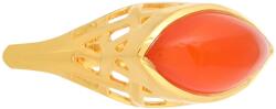  Karneol Gyűrű - Aranyozott Ezüst - 4.37 Karát