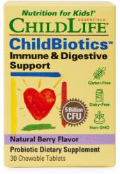 ChildLife ChildBiotics Immune and Digestive Support Childlife Essentials, 30 tablete masticabile, Secom