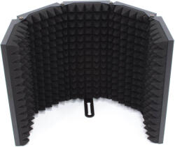 Thunder Germany MP-15 Izolációs hangelnyelő panel, összehajtható mikrofon paraván (59×28 cm)