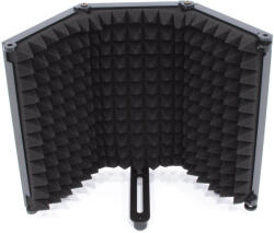 Thunder Germany MP-01 Izolációs hangelnyelő panel, összehajtható mikrofon paraván (42×26 cm)