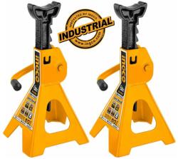 INGCO Set Capre suport Auto 3T cu Siguranta 2 Buc, Ingco HJS0301 (HJS0301)