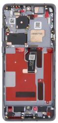 02354SNT Huawei P50 Pro OLED kijelző érintővel Fekete kerettel előlap (02354SNT)
