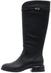 Karisma Cizme dama, Karisma, C03B58-UM1739-CP710B2-01-N-Negru, elegant, piele naturala, lungi, cu toc, negru (Marime: 37)