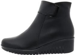 Nicolis Ghete dama, Nicolis, 157355-Negru, casual, piele naturala, cu talpa groasa, negru (Marime: 37)