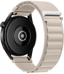 Huawei Watch GT3 Pro (46 mm) okosóra szíj - F- Design FS05 - bézs szíj (szíj szélesség: 22 mm) - tokgalaxis